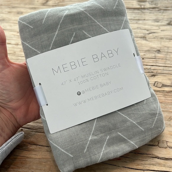 Mebie Baby Muslin Swaddle - Picture 3 of 6